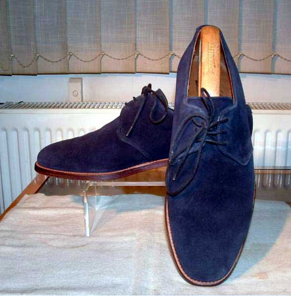 It’s On eBay - Blue Suede Derbies by Alfred Sargent