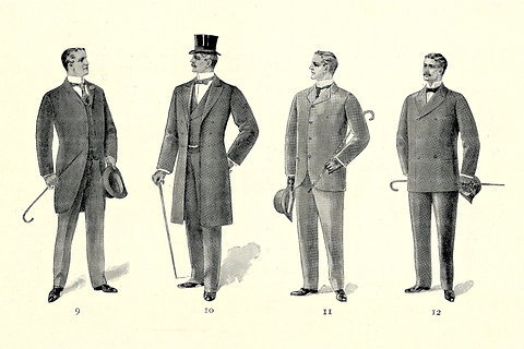 Images from Brooks Brothers’ 1896 catalog – Put This On
