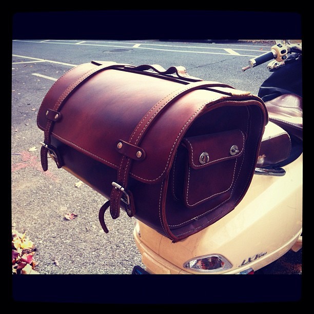 I always enjoy seeing this saddle bag during my morning walk