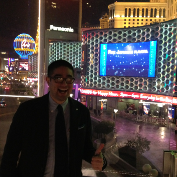 Taken Wednesday evening in Las Vegas. I’m not above posing like a dork for photos.