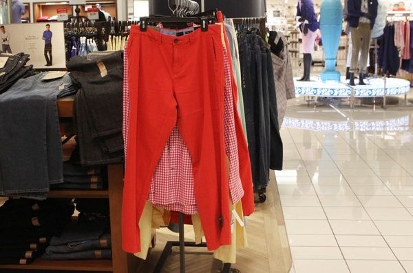 Man Purchasing Pair of Red Pants Better Be Willing To Put Up Or Shut Up