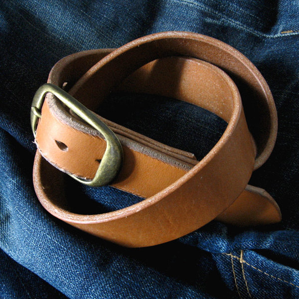 The Beauty of a Naturally Aged Leather Belt