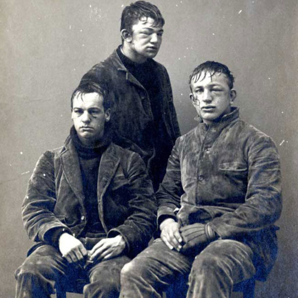 Rugged Ivy: Princeton sophomores after a snowball fight in the winter of 1893
