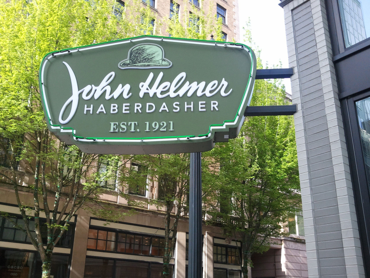John Helmer Haberdasher in Portland