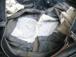 denim shirt damage