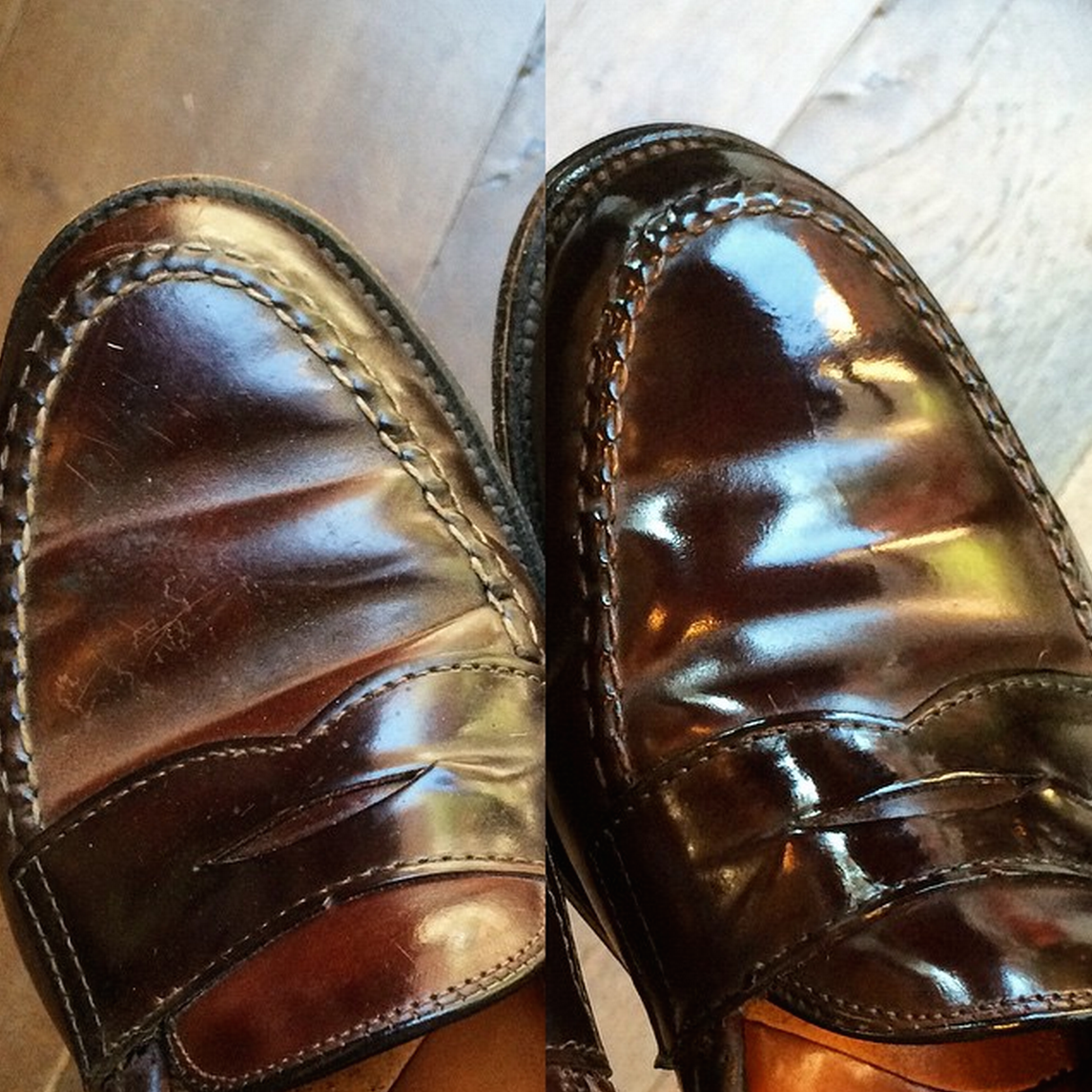 How to Raise a Shine on Shell Cordovan