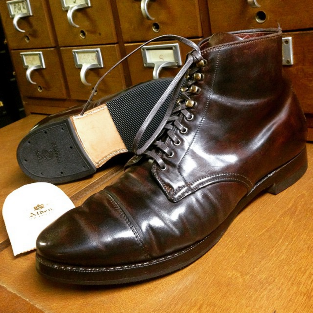 Repairing Alden’s Shell Cordovan Boots Put This On