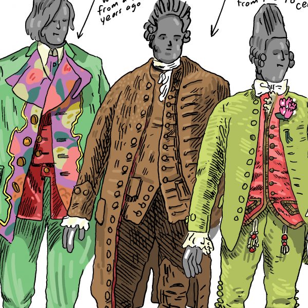 Style and Fashion Drawings: “Reigning Men” at LACMA