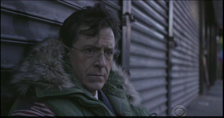Cold Open: Stephen Colbert’s Parka in Spike Jonze-Directed Late Show Segment