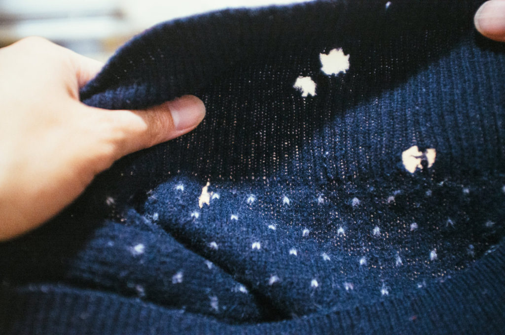 Ten Stages of Grief When You Find Moth Holes Put This On