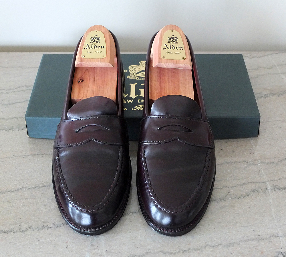 brooks brothers cordovan loafers