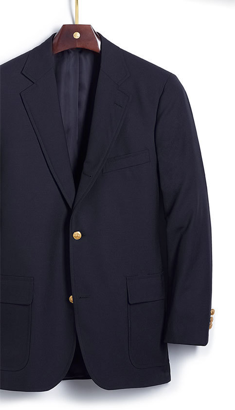 brooks brothers blazer gold buttons