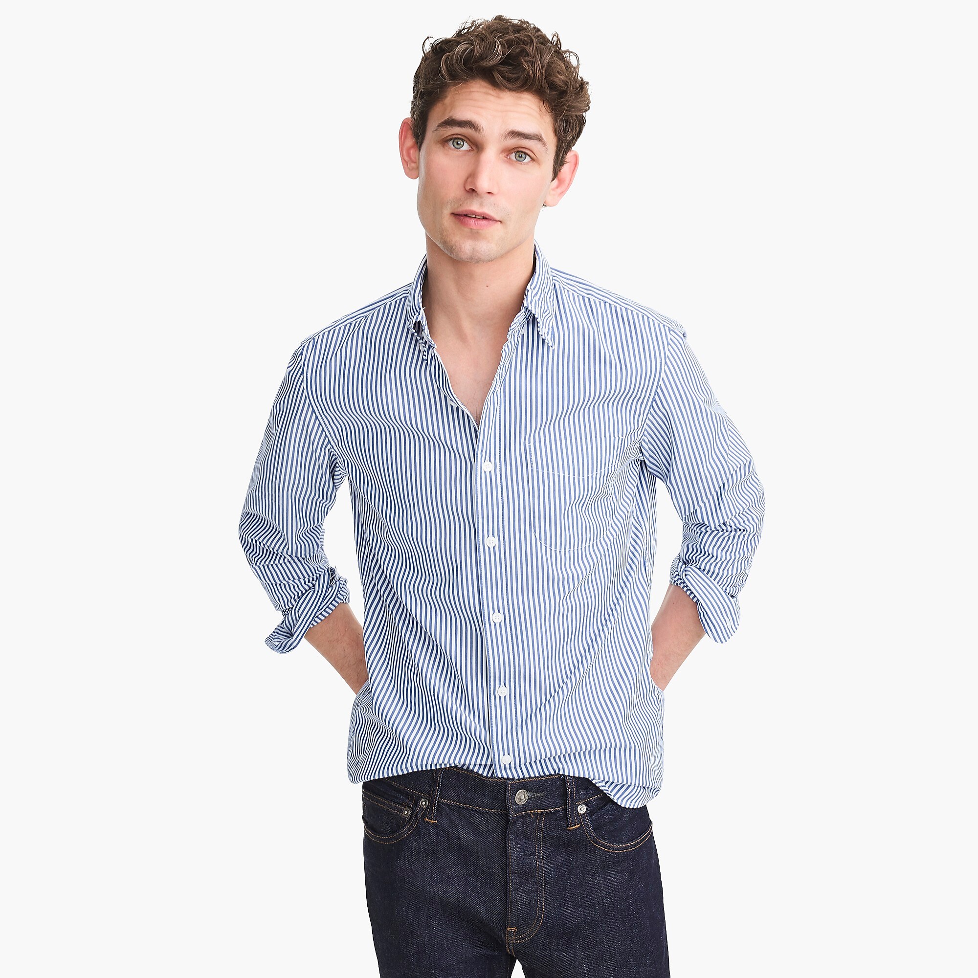 J. Crew Promotes Untucked Shirts, Models Them Tucked Put This On