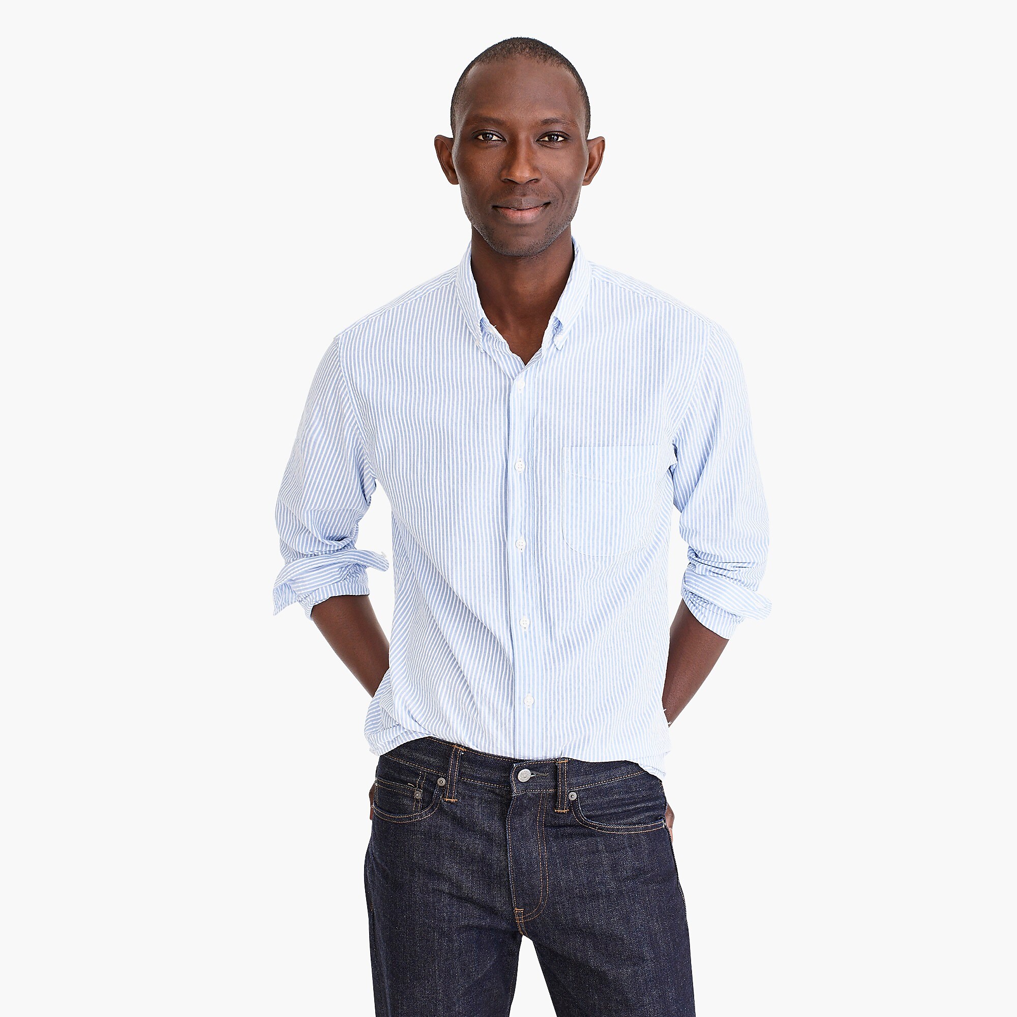 J. Crew Promotes Untucked Shirts, Models Them Tucked Put This On