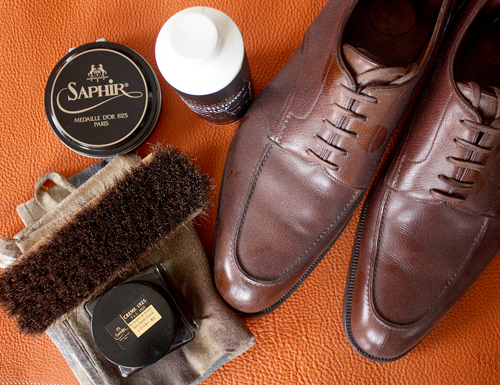 taking care of dress shoes