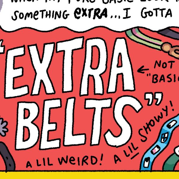 Style & Fashion Drawings: Extra Belts