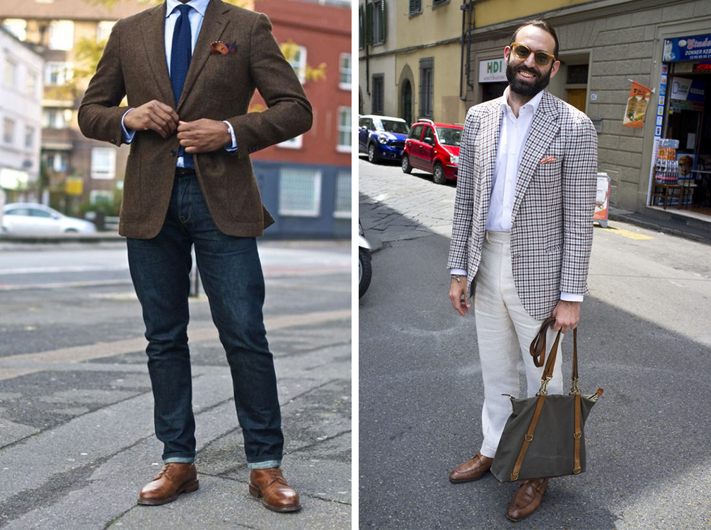 Blue Suit Brown Shoes The Ultimate Tailoring Combination  FashionBeans