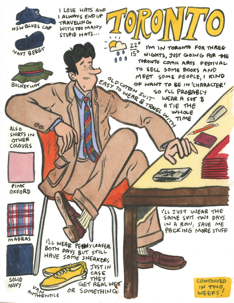 Style & Fashion Drawings: Thinking About Packing