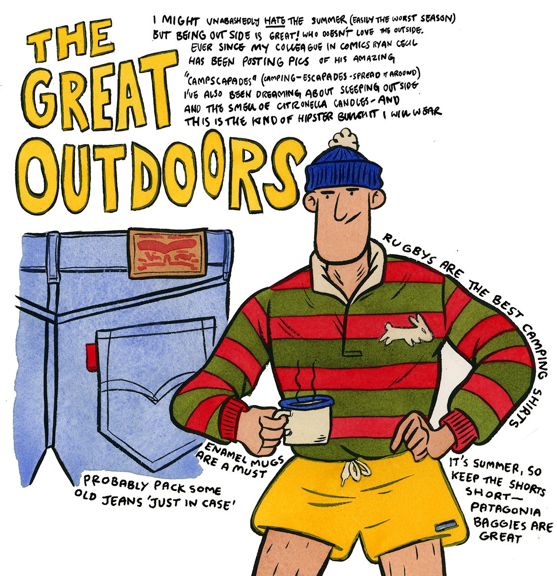 Style & Fashion Drawings: The Great Outdoors