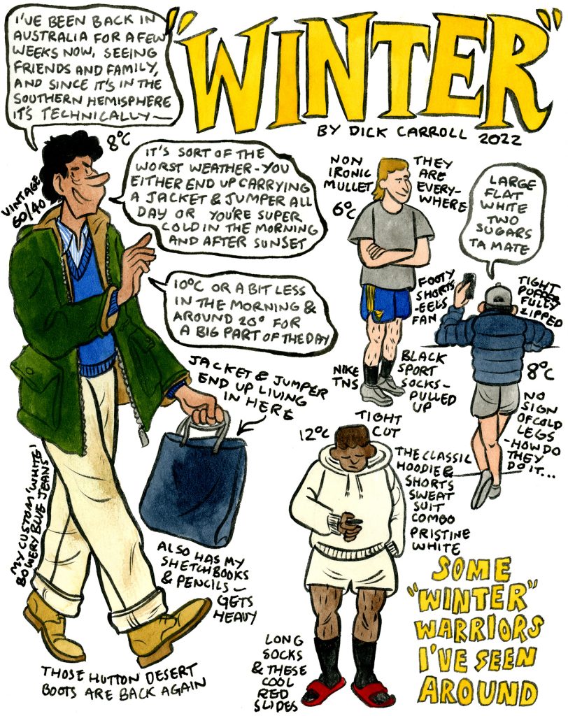 Style & Fashion Drawings: Winter