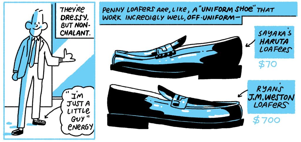 Style & Fashion Drawings: We Love Black Loafers