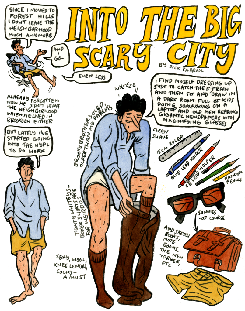 Style & Fashion Drawings: Into The Big Scary City