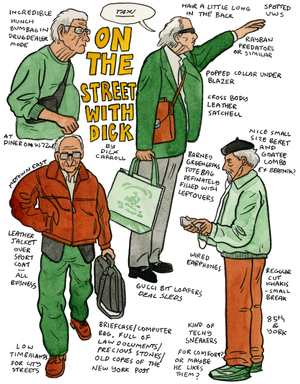 Style & Fashion Drawings: On The Street With Dick