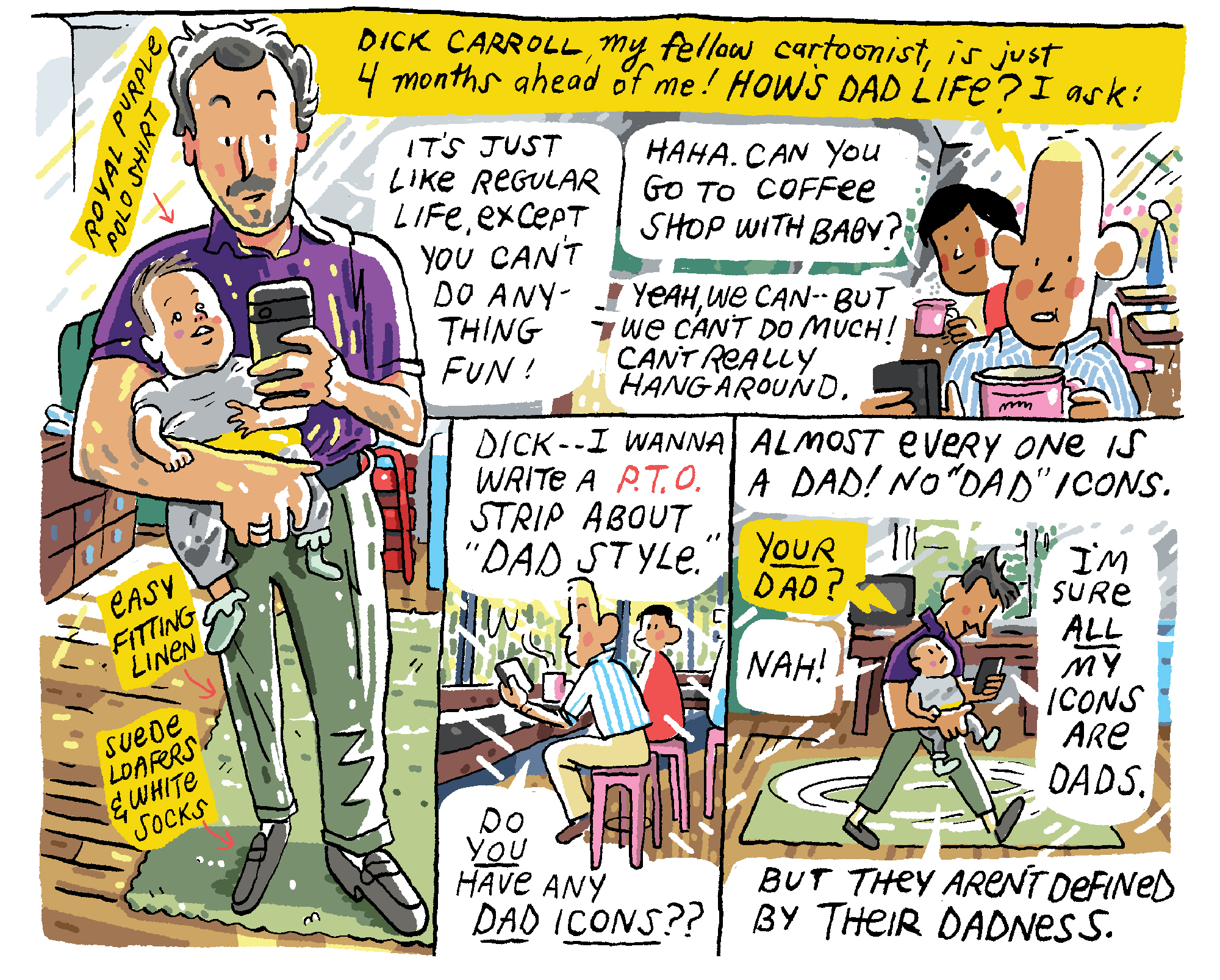 Style & Fashion Drawings: Dick’s Notes On Dad Style