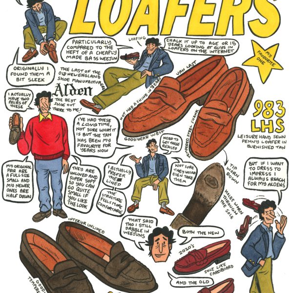 Style & Fashion Drawings: The King of Loafers