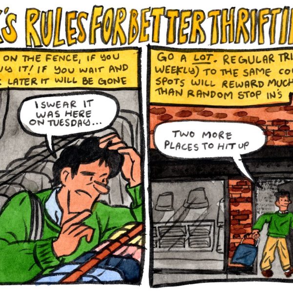 Style & Fashion Drawings: Thrifting Tips, Part One